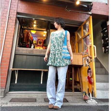 [USED] 花柄🌼ミニワンピ