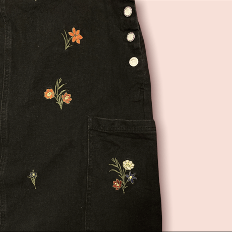 [USED]刺繍💐サロペット