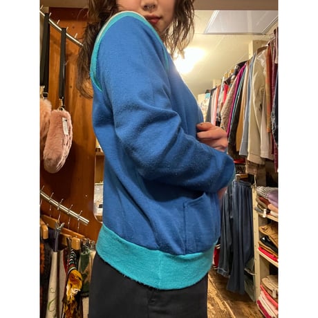 [USED] VINTAGE "Sears" HALF ZIP PARKA🟦