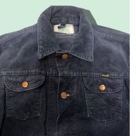 [USED]  OLD wranglerコーデュロイ JKT♡NAVY