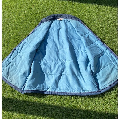 [USED]  vintage ワッペン付きダウンベスト