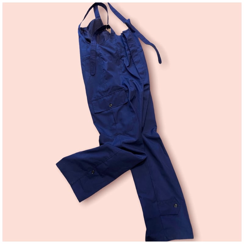 美品 analogスノーボード用オーバーオール 青・迷彩 繋ぎ 美品 analog