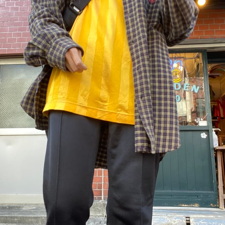 [USED] chocolate skateboard  COTTON チェックシャツ MADE IN U.S.A.