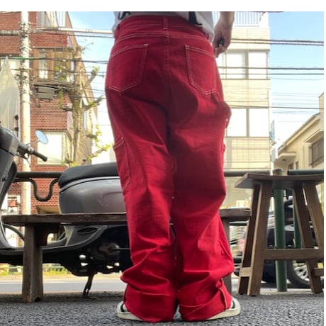 [USED] RED ストレッチ ペインターパンツ W29L31