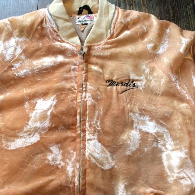 USED OLD ベロアスカジャン 肌色ピンク　龍　古着　vintage USED OLD ベロアスカジャン 肌色ピンク 龍 古着 vintage