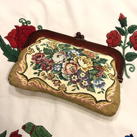 [USED] ゴブラン織り クラッチBAG