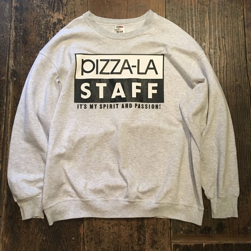 【希少】PIZZA-LA STAFFトレーナー・スウェット USED] PIZZA-LA STAFF スエット | garden730