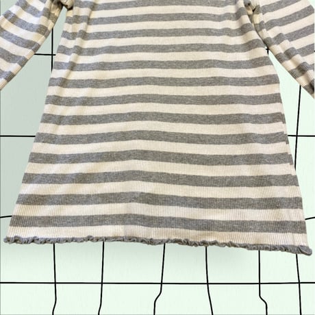 [USED] リブ入りCOTTONタートルネック