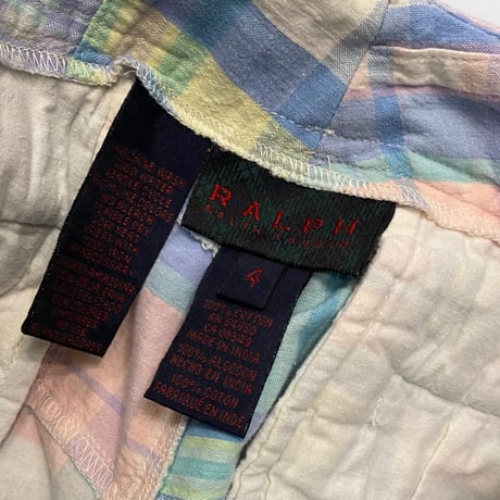 [USED] Ralph パッチワークshorts