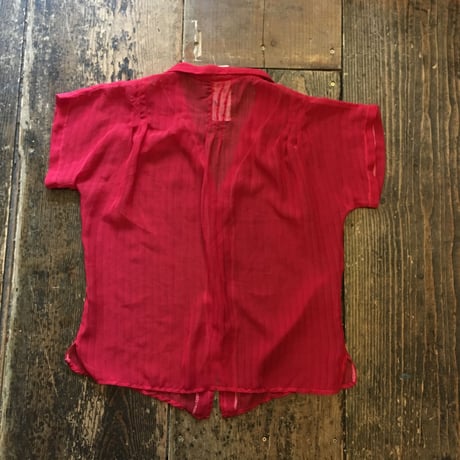 [USED]  軽〜いオープンカラーのシフォンシャツ