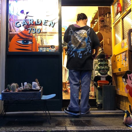 [USED] 両面 THUNDER プリント Tee