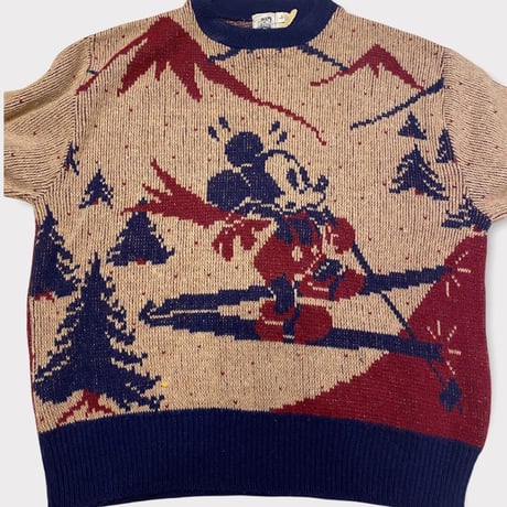 [USED] 70'S  KENNINGTON × Mickey knit 🐭