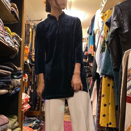 [USED] チャイナベロアTOPS🇨🇳
