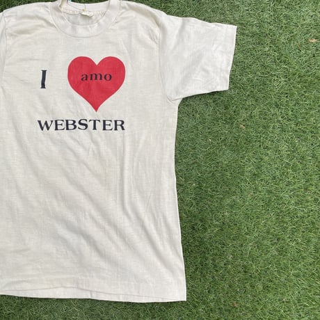 [USED] Vintage I AMO WEBSTER Tee