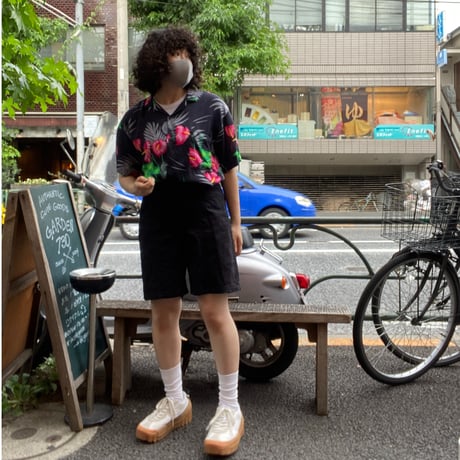[USED] OLD HAWAII レーヨン アロハ made in USA🌺