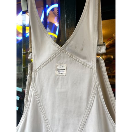 [USED] OLD GAP WHITE オーバーオール