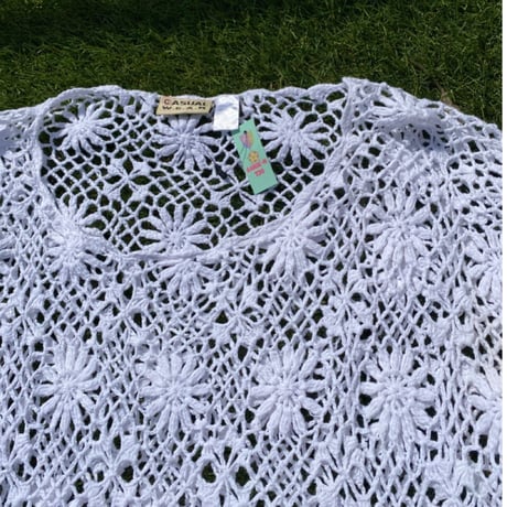 [USED] WhiteクロシェットTOPS