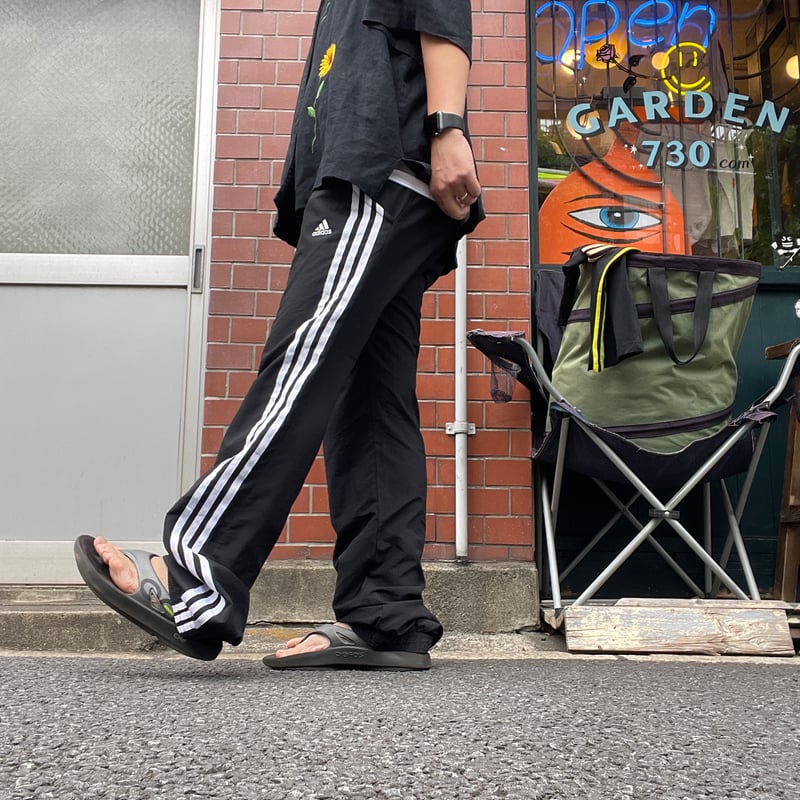 adidas original 00s ジャージー パンツ ブーツカット M adidas〈フレアトラックパンツ ジャージ 00s グレー L ブーツ