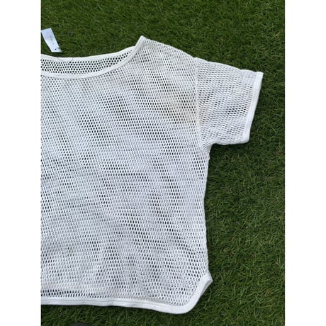 [USED]  COTTON メッシュ S/S Tee / WHT