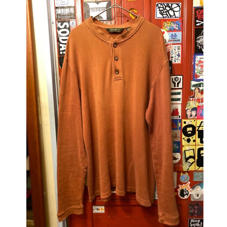 [USED] Eddie Bauerヘンリーネック トップス