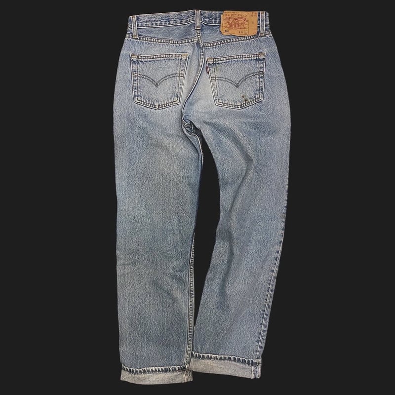Levi's 501 デニムジーンズ W30 L32 Levi's メキシコ製 Levi'sリーバイス 501 USED加工 ストレッチ