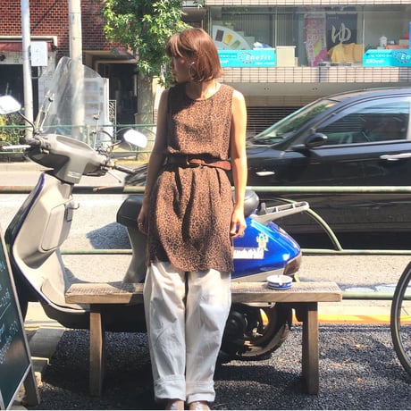 [USED] レオパードワンピース