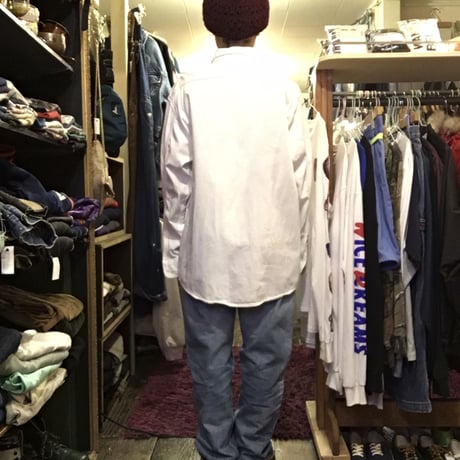 [USED] Levi's WHITE cottonシャツ