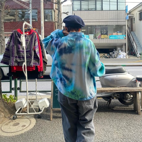 [USED] タイダイ HALF ZIP SWEAT