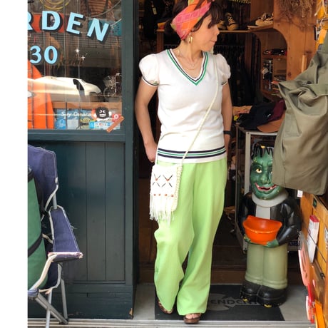 [USED]メロン柄 POLY PANTS