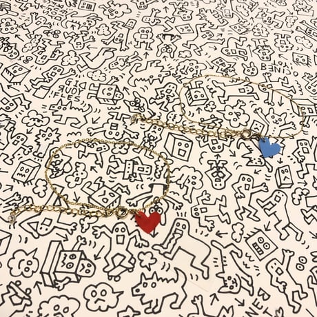 [BENICOTOY] ハートモチーフブレスレット  ❤️💙