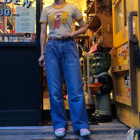 [USED]   70's  Wrangler フレアデニム