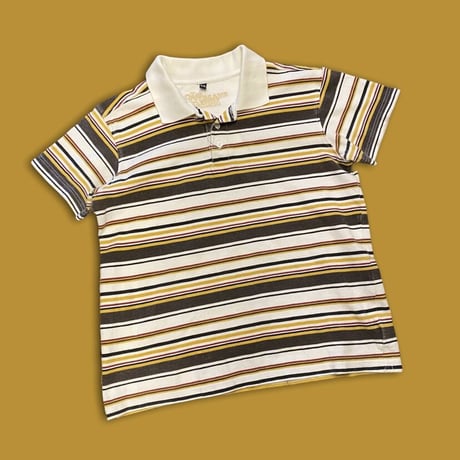 [USED] GOOD COLOR🤎ボーダーポロ