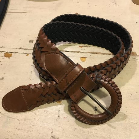 [USED]  編みベルト  fake Leather