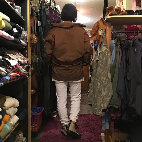 [USED] made in ITALY.  vintage COTTON PARKA