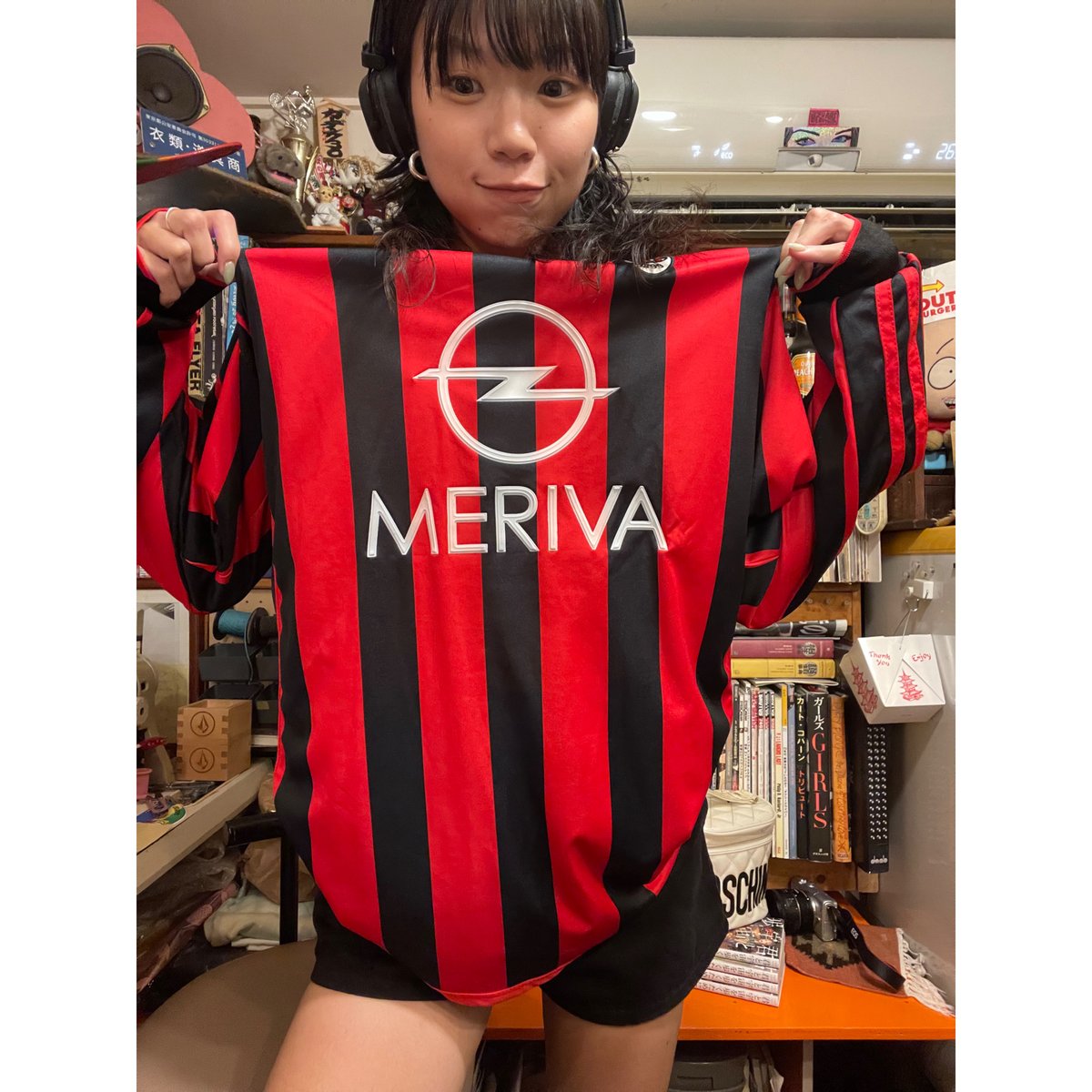 USED] ACミラン⚽️ユニフォームL/S Tee | garden730