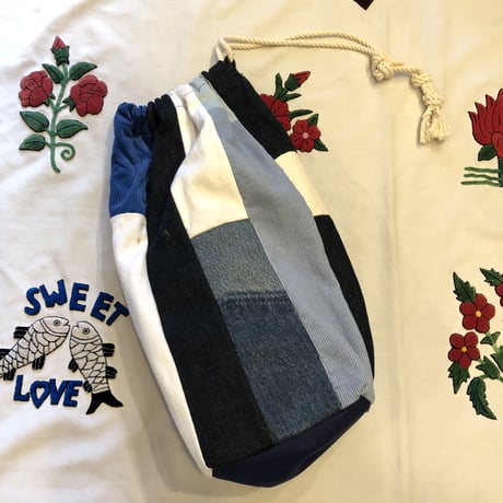 [NAFF] NAFF パッチワーク 巾着BAG
