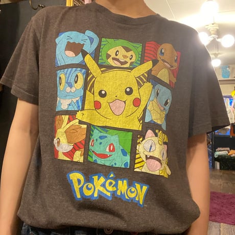 [USED] "Poke'mon" ポケモン プリントTee