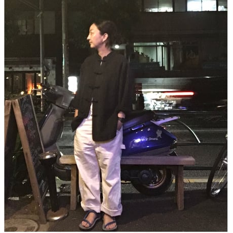 [USED] 質の良い BLACK CHINA SHIRTS