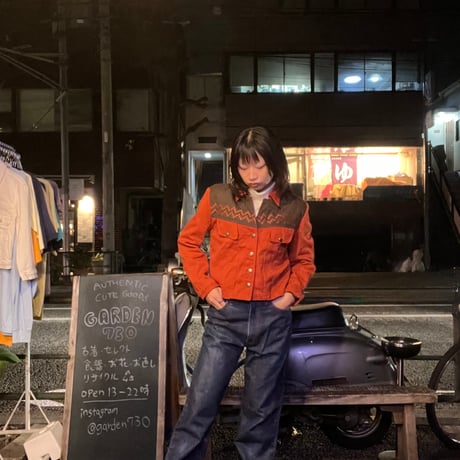 [USED] COW GIRL🐴カラーデニムJKT