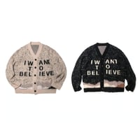 [CHEAP TIME$]  "I WANT TO BELIEVE" CARDIGAN