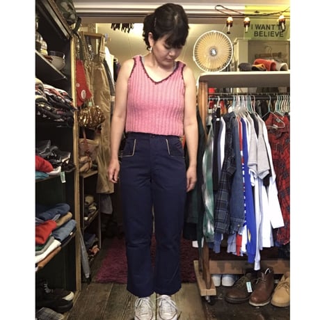 [USED] 太リブ ♡ミニニットベスト