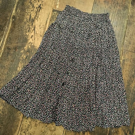 [USED]花柄ロングスカート