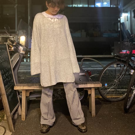 [USED] キラキラ銀糸ニット