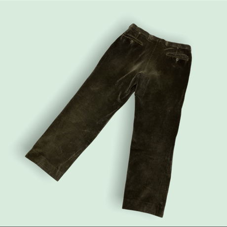 [USED] 太畝コーデュロイ🫒オリーブ PANTS