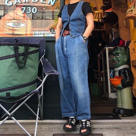 [USED] 70's Levis Ladys DENIM VEST ♡