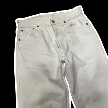 [USED] Levi's"501" WHITE (W29/L30)