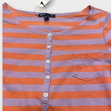[USED] GAP kids ボーダーロンTee♡