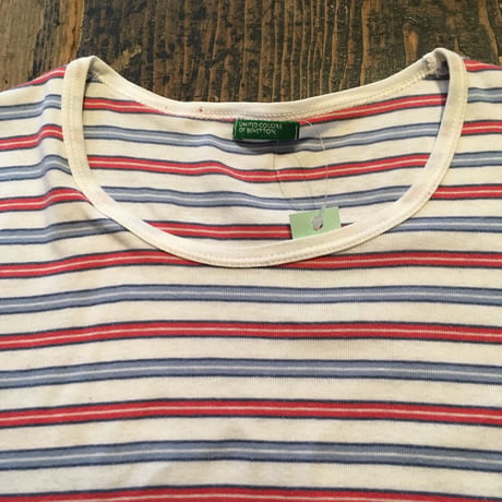 [USED]  BENETTON ボーダーTee