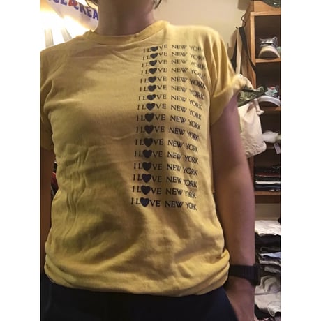 [USED] vintage COTTON 「 I L♡VE NEWYORK」 Tee