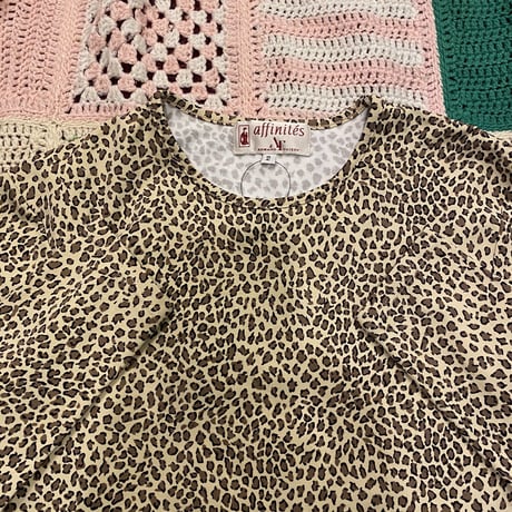 [USED] レオパード🐆カットソー